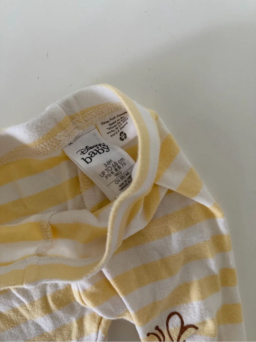 Disney Store Winnie the Pooh Baby Pajama Set